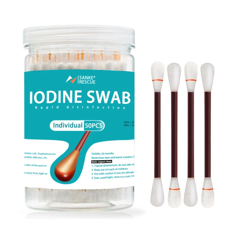 Cotton Iodine Swab