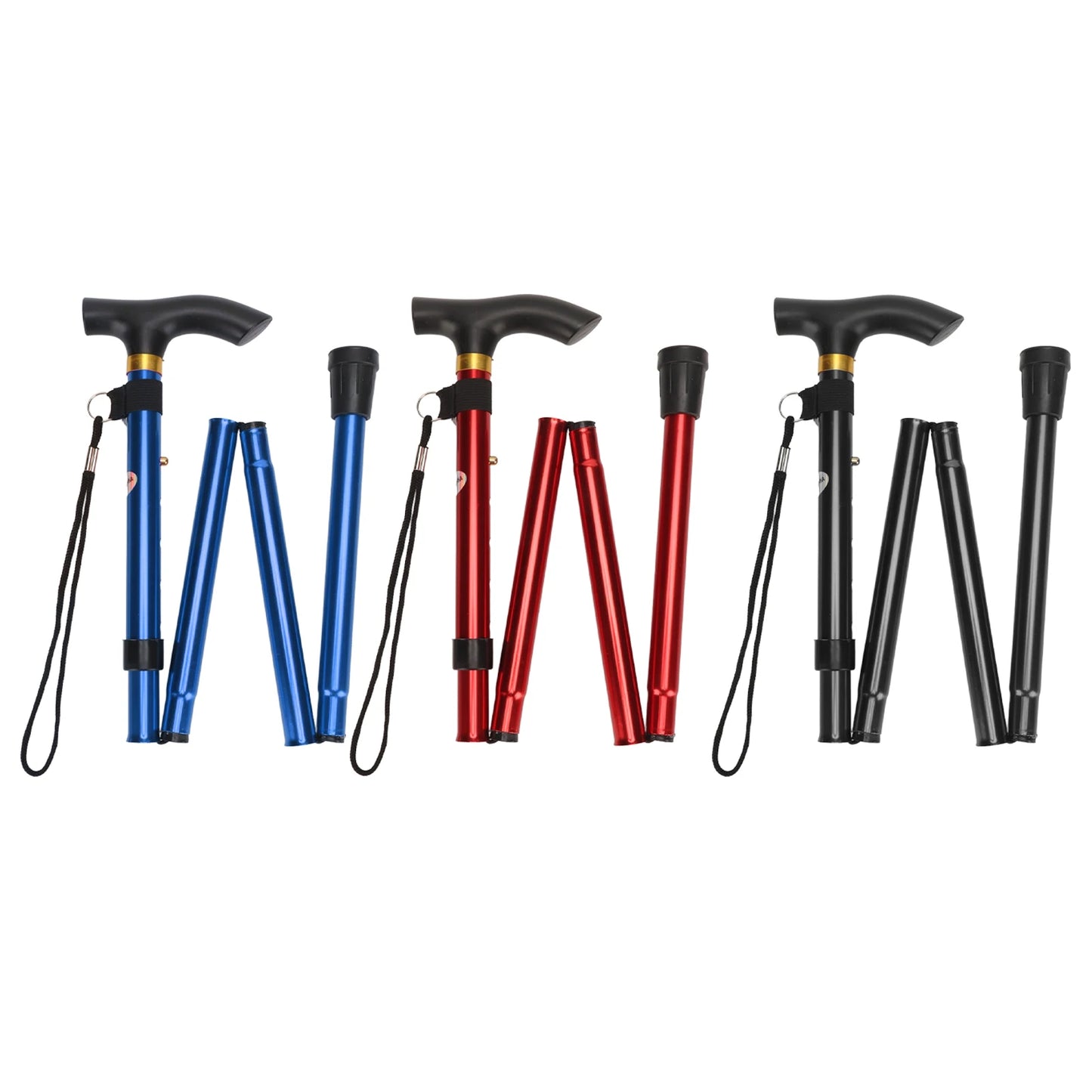 5 Section Foldable Adult Cane